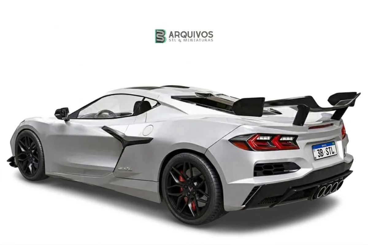 Modelo 3D STL - Chevrolet Corvette Z06 2023 — foto 3